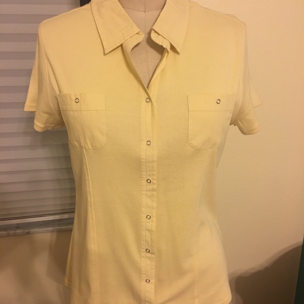 Kicky & Sassy Style &Co knit shirt Size large